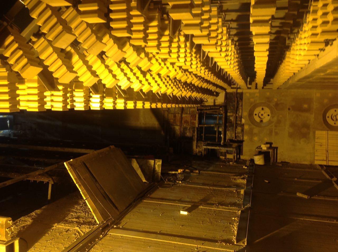 Kavir Kashan pusher furnace refractory